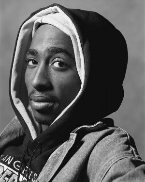 Photograph of Tupac Shakur. Photo Credit