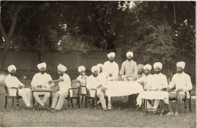 Sikhs, Indian Officers’ Club Photo Credit: The National Archives UK