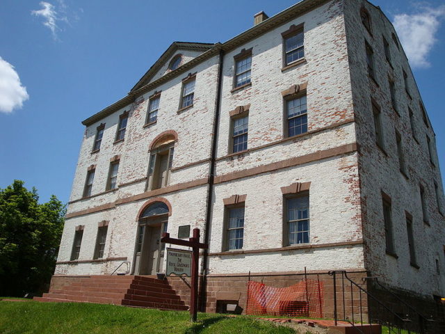 Proprietary House in Perth Amboy, where Franklin lived as governor