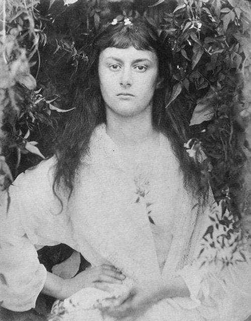 Alice Liddell at the age of 20, photographed by Julia Margaret Cameron