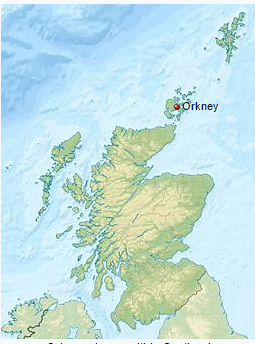 Orkney shown within Scotland Photo Credit