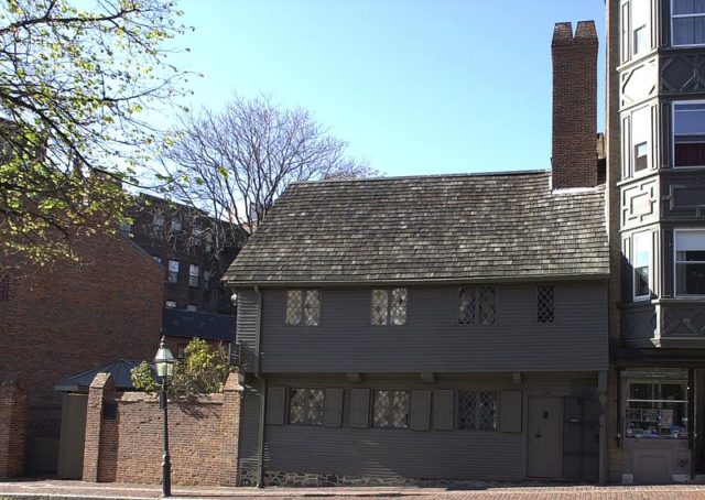 Paul Revere House, North End, Boston, MA Author: Jameslwoodward  CC BY-SA 3.0