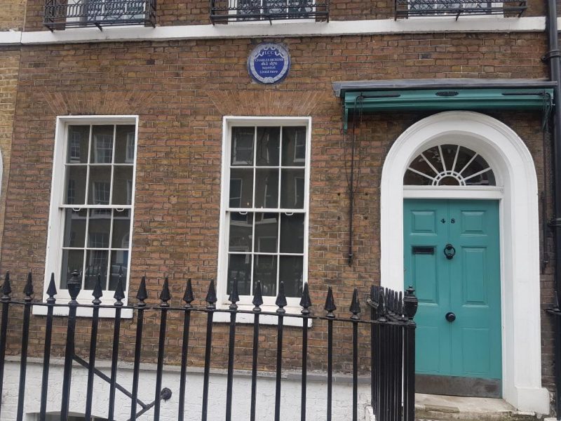 Charles Dickens House Museum Entrance