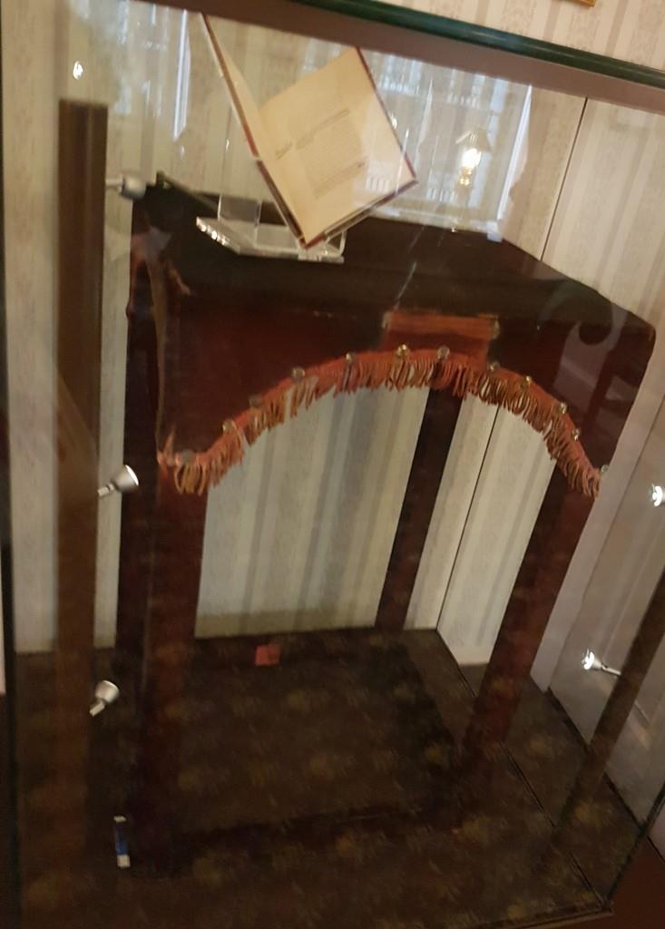 Charles Dickens’ original reading desk built after his design