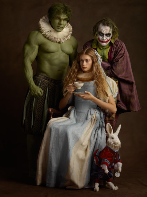 Hulk, Joker and Alice . Photo Credit: Sacha Goldberger
