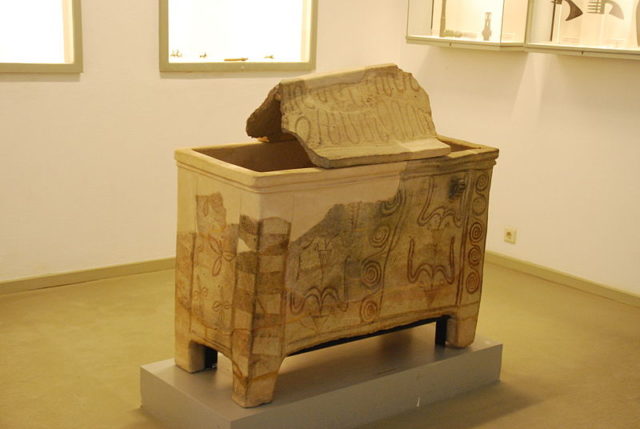 Late Minoan Larnax; 14th Century B.C. Photo Credit