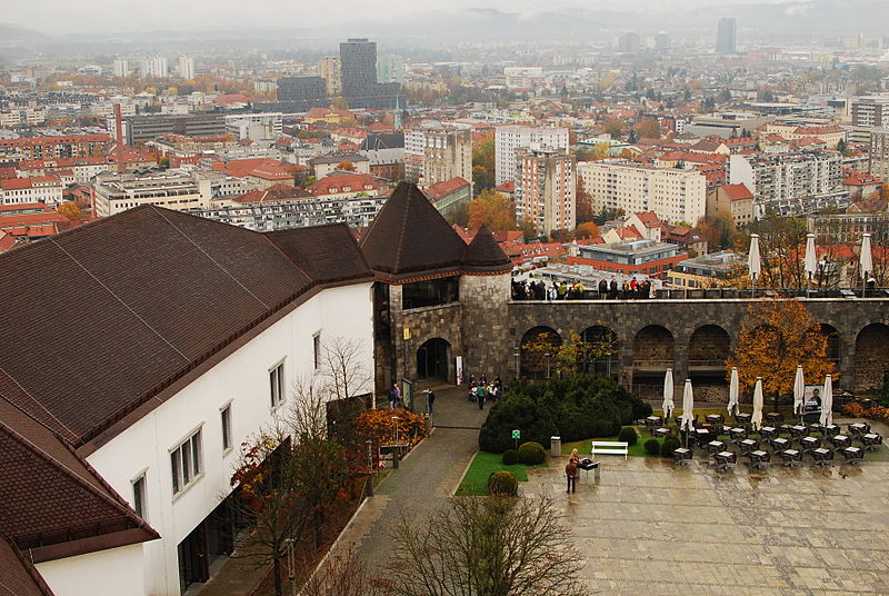 View of Ljubljana from the castle Photo Credit