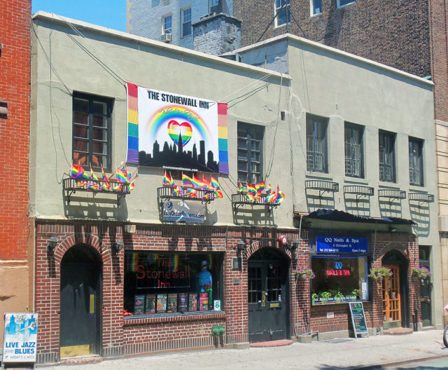 Photo of Stonewall Inn from 2012; the building on the right was part of the property in 1969. photo credit
