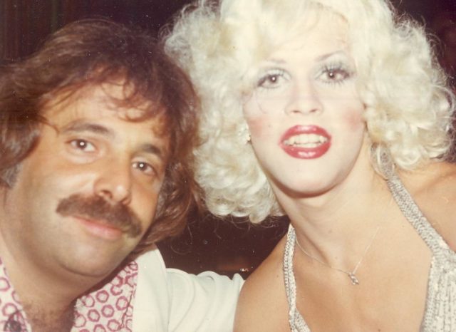 Larry Boxx (left) was the Stonewall’s manager at the time of the riots. This is a photo of him along with Roxanne Russel in 1972, at his subsequent Miami Beach Stonewall.