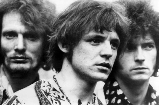 Photo of Cream. From left: Ginger Baker, Jack Bruce, Eric Clapton