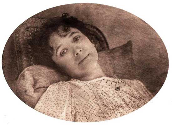 J.M. Barrie took this photo of Sylvia Llewelyn Davies in 1898. She was the mother of the five boys who inspired Barrie to write his story about “Peter Pan.”