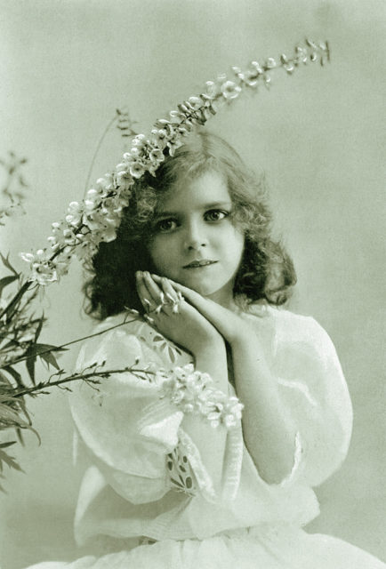 Lady Edwina as a child. Photo credit