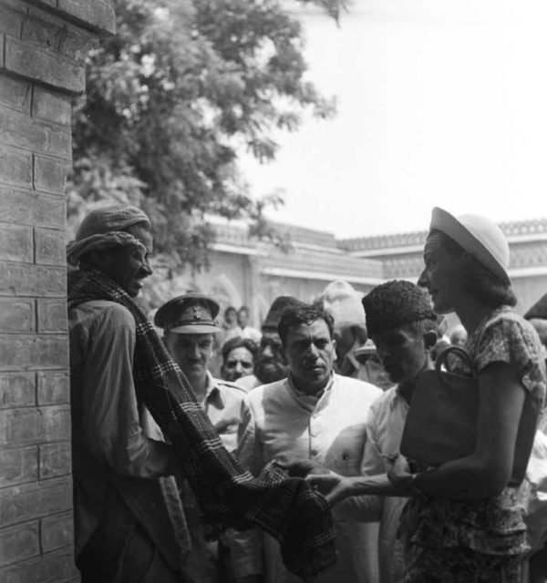 Lady Mountbatten photographed at the Relief Centre Gurgaon, during her visit on June 26, 1947. Photo credit