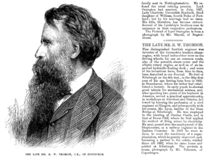 Robert Thomson’s obituary in The Illustrated London News of 29 March 1873