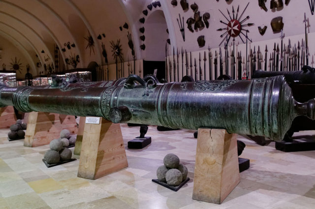 A bronze cannon used to arm the various fortifications of Malta Photo Credit