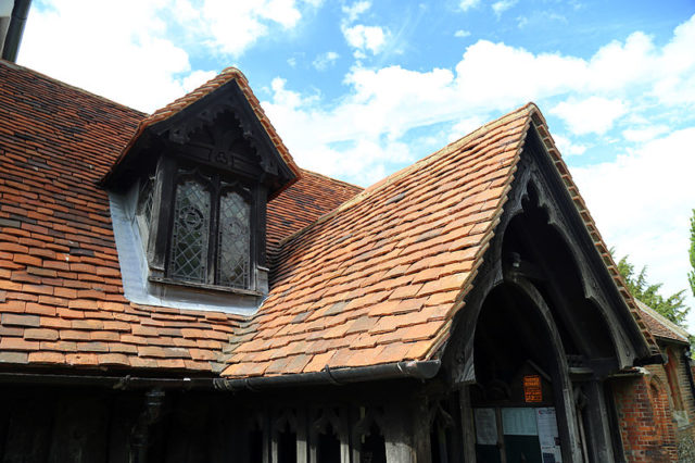 Nave and south porch roofs of St Andrew’s Church  Photo Credit