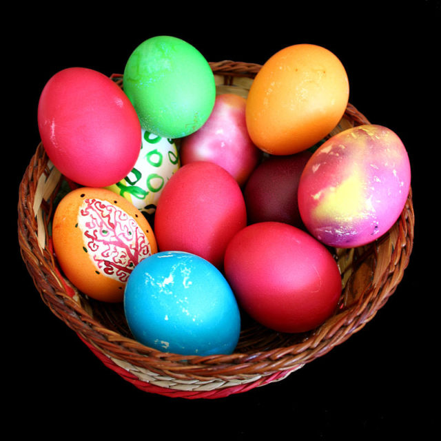 It is believed that the decorated eggs are a pre-Christian element of the celebration of Ostara  Photo Credit