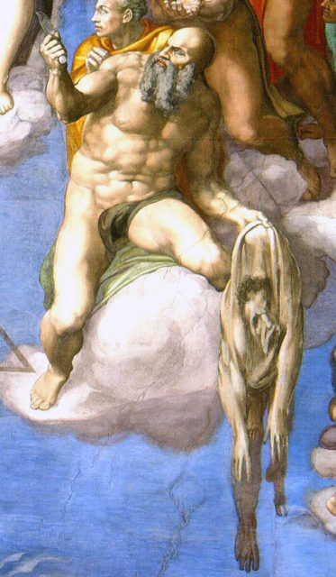 Saint Bartholomew in Michelangelo’s The Last Judgment