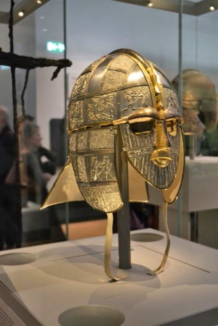 Replica of the Sutton Huo Helmet in the British Museum