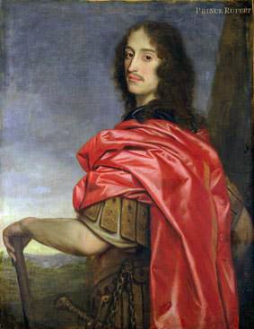 Prince Rupert portrayed in Roman garb