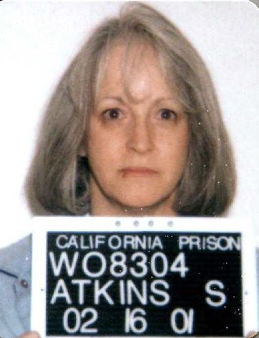 Mugshot taken of Susan Atkins, taken 16th February 2001