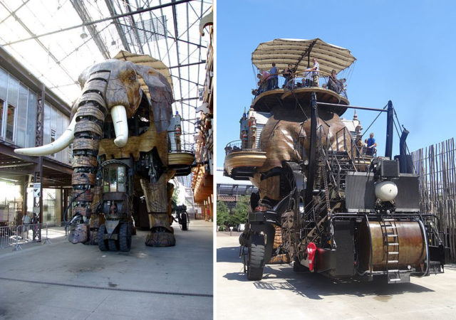 The Grand Elephant (a massive articulated robot)  Photo Credit1 Photo Credit2