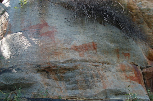 The site has 4, 500 rock art paintings which have been recorded so far Photo Credit