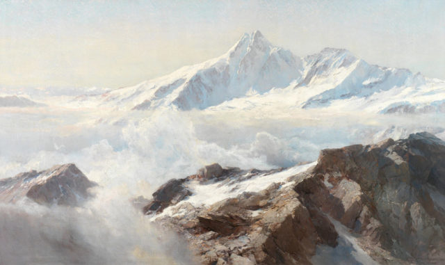 Grossglockner, 1918 painting by Edward Theodore Compton