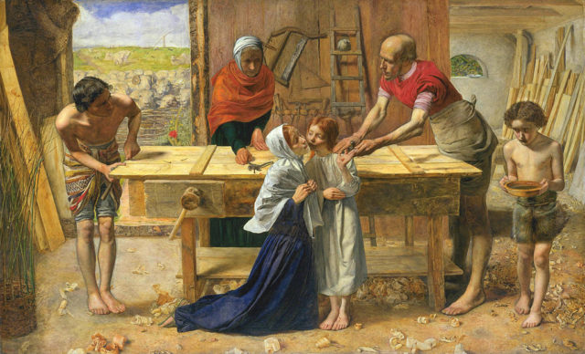 “Christ in the House of His Parents” (1849-1850), John Everett Millais.