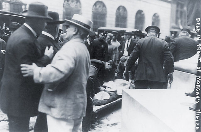 The Sept. 16 Wall Street bomb killed 38 people, the city’s worst disaster since the 146 deaths in the 1911 Triangle Shirtwaist Factory fire.