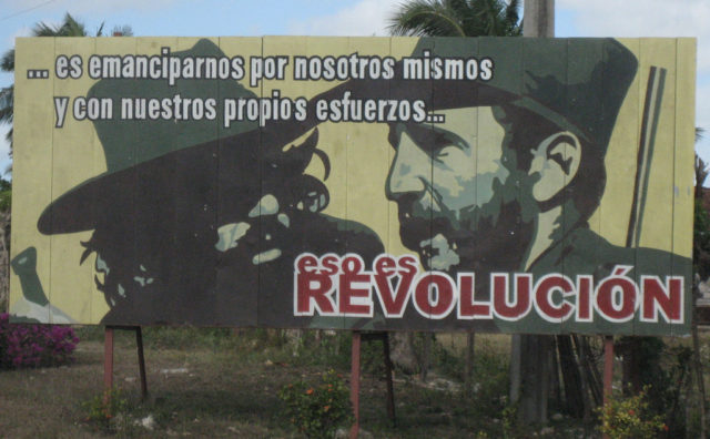 Cienfuegos and Castro   Photo credit