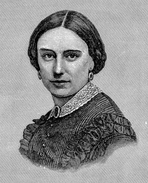 Mary Richmond Bishop, wife of Civil War general and Rhode Island Governor Ambrose Everett Burnside.