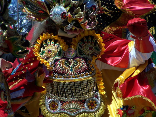 Diablada dancer from the Carnaval de Oruro. Photo credit