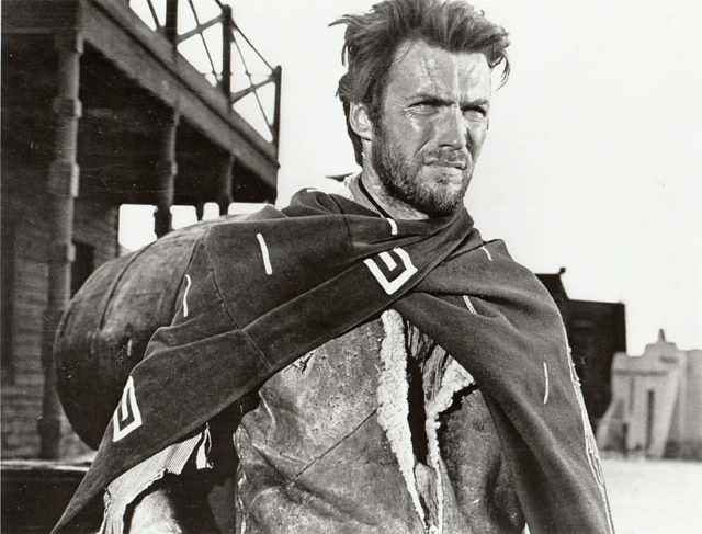 Eastwood as the Man with No Name in  A Fistful of Dollars (1964)
