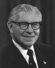 Sen. George Murphy, the man responsible for the candy desk in the Senate