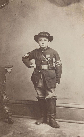 Child soldier John Clem, c. 1863