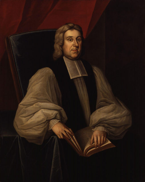 Thomas Tenison, by Robert White (died 1703).