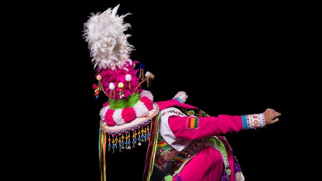 The Tinku dance is performed in a crouching stance, bending at the waist. The dance is also part of the Oruro carnival. Photo credit