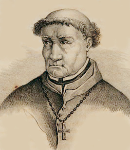 A portrait of Tomas de Torquemada