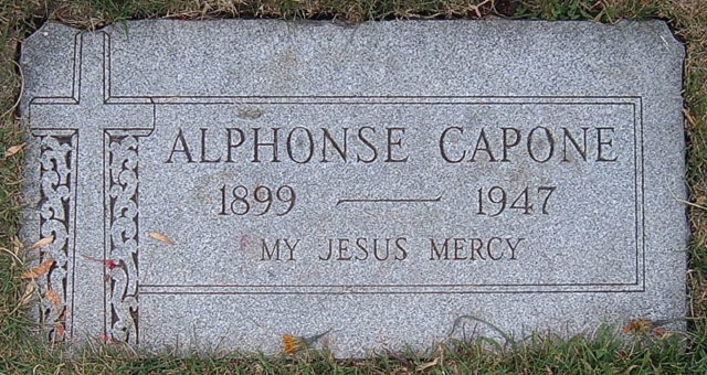 Al Capone’s grave.