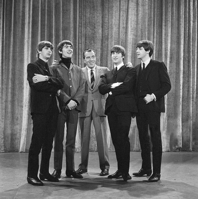Ed Sullivan and the Beatles, February 1964. Photo Credit