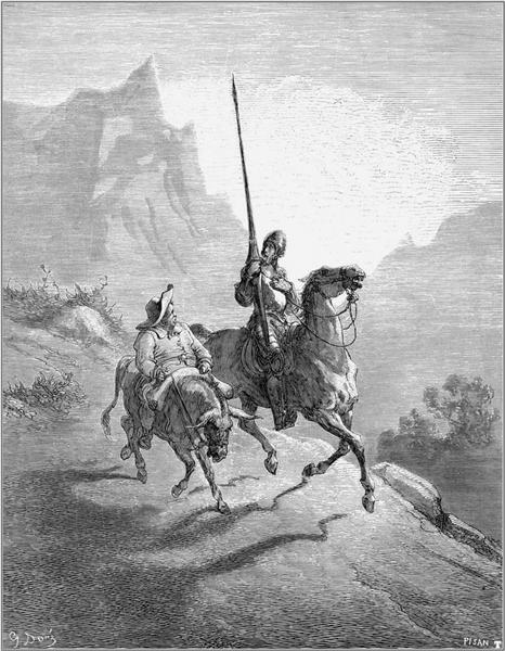 Don Quixote and Sancho Setting Out (1863)