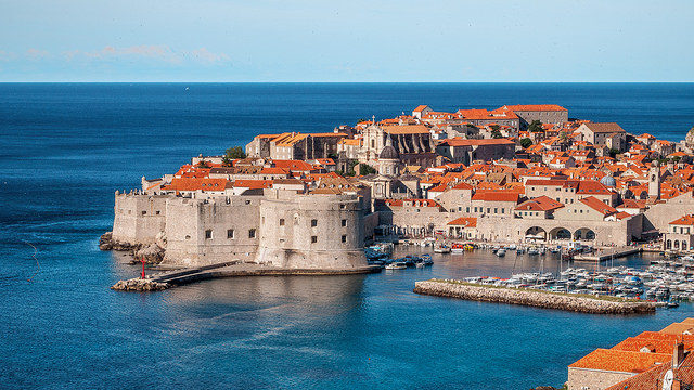 A beautiful view of Dubrovnik in Croatia, the former capital of the maritime Republic of Ragusa.  Photo Credit