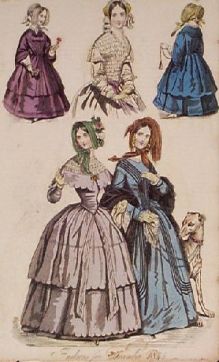 Ladies’ December Fashions (1844)