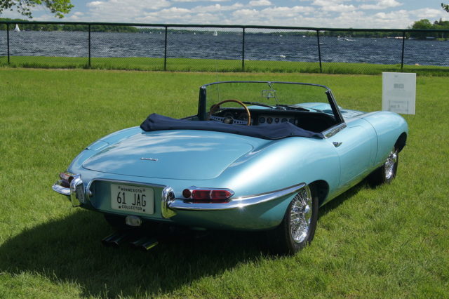 A restored Series I E-Type Roadster / Photo credit