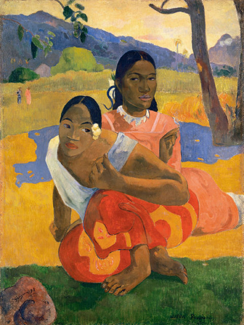 Nafea Faa Ipoipo or When Will You Marry? by Paul Gauguin.