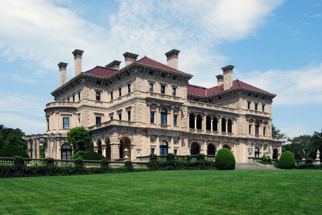 The Breakers mansion. on Ochre Point Avenue. Photo Credit