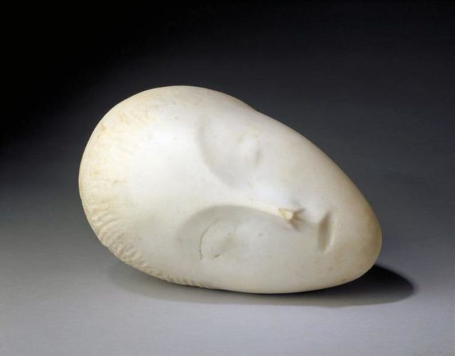 The Sleeping Muse, the first original version, carved out of marble (1909-1910). Photo Credit