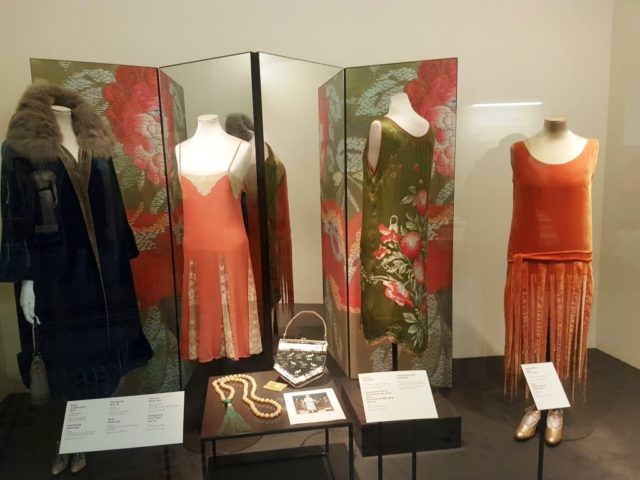 Flapper Dresses on display At Victoria and Albert Museum