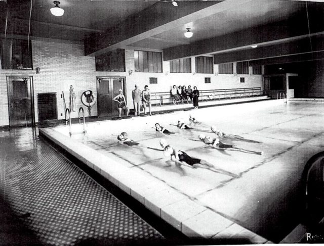 Swimming Class in Chicago, 1930s
